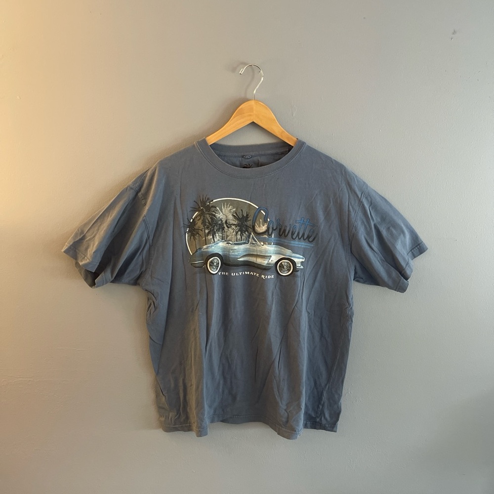 Vintage Corvette T shirt. XL. Oversized. Early 2000s